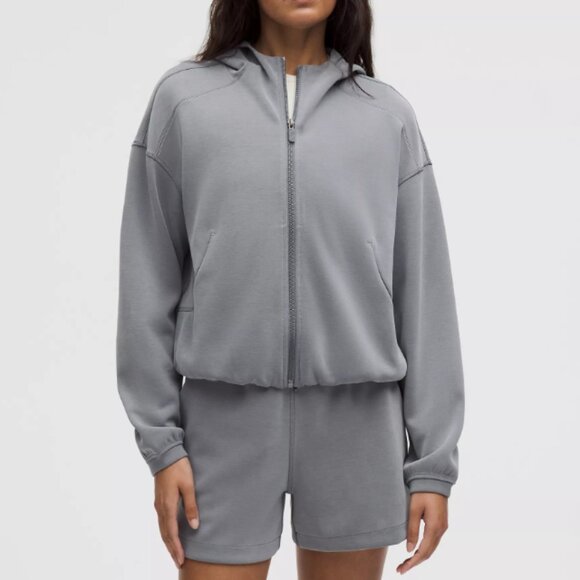 Lululemon Softstreme Full Zip Grey - Picture 1 of 1
